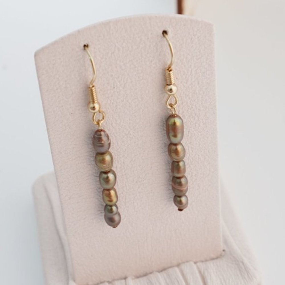 4/$25 Real Freshwater Pearl Drop Earrings